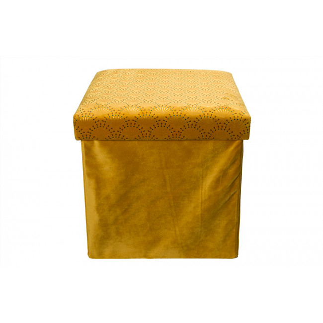 Box Liam, yellow, 38x38x38cm