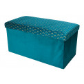 Box Liam double, duck blue, 76x38x38cm