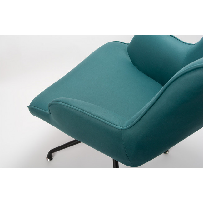 Armchair Dallas, teal, 103x75.5x70cm, seat h 50cm