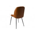 Dining chair Telmo, brown PU, 58x88x46cm