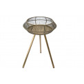 Table Lia, copper antique,  H50xD32cm