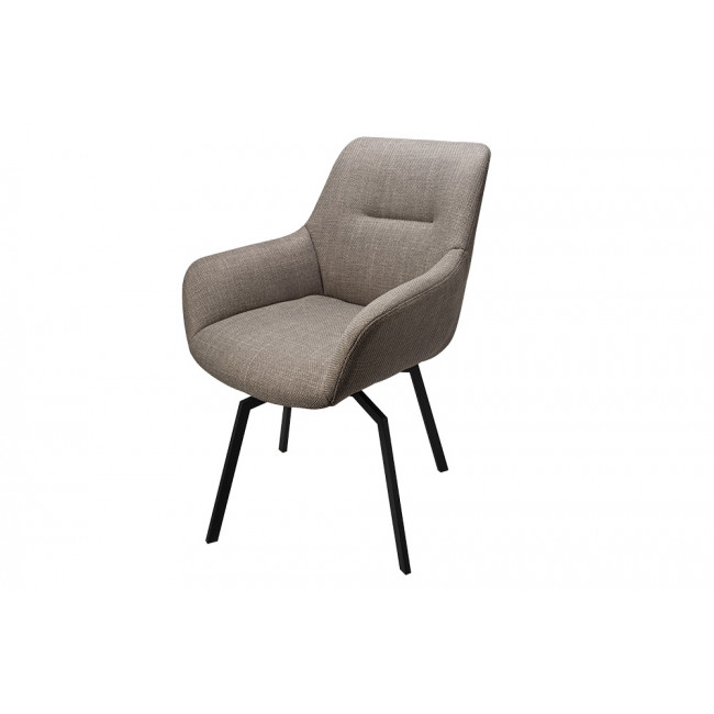 Chair Sennen, swivel 360, dark grey, 63x63x84cm