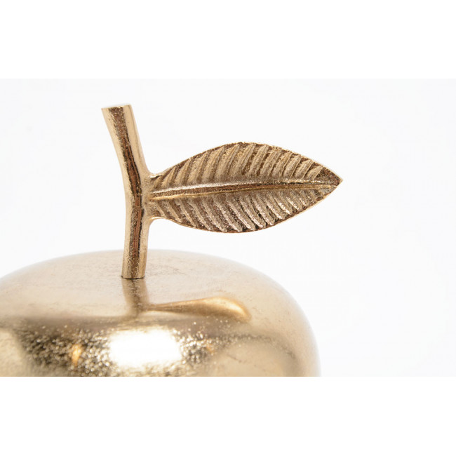 Table decoration Apple, champagne gold, 23cm