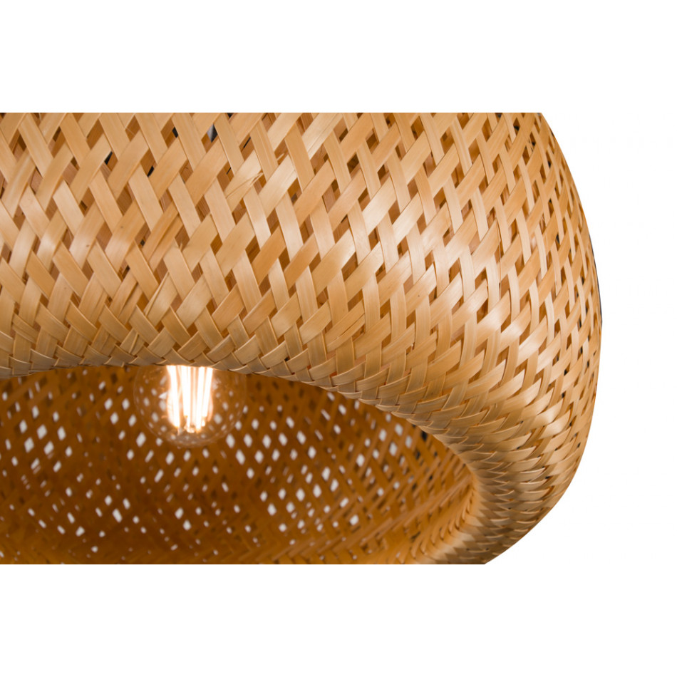 Pendant lamp Bambuss, natural, E27, 40W, D46x H80cm