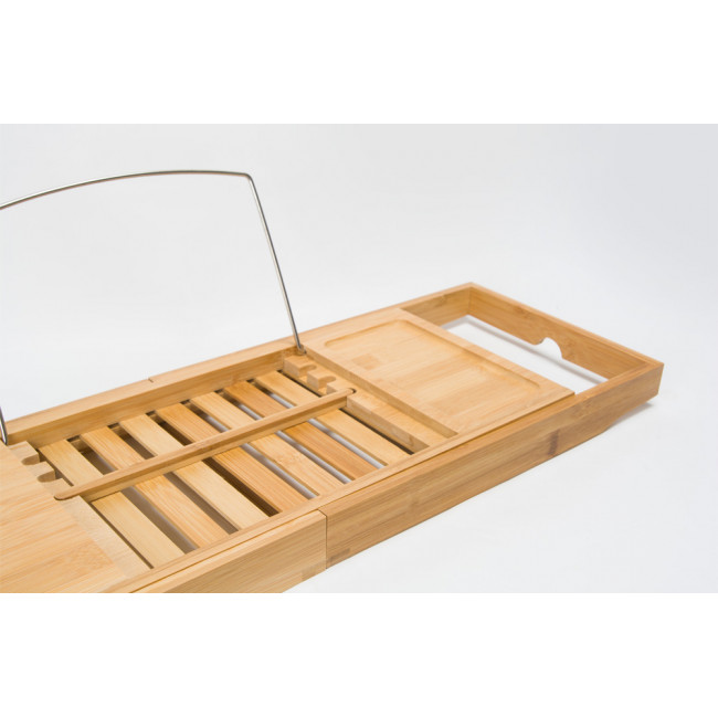 Extensible bath plate, bamboo, 70-105x22.5cm