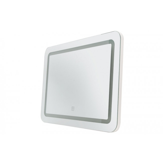 Wall mirror with LED, 65x49cm