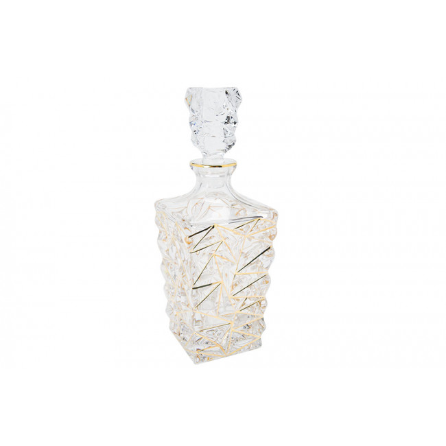 Decanter Glacier Golden, 900 ml, H29xD10cm