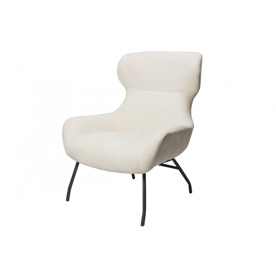 Leisure chair Julian, white 102 SD, 78x82x100cm