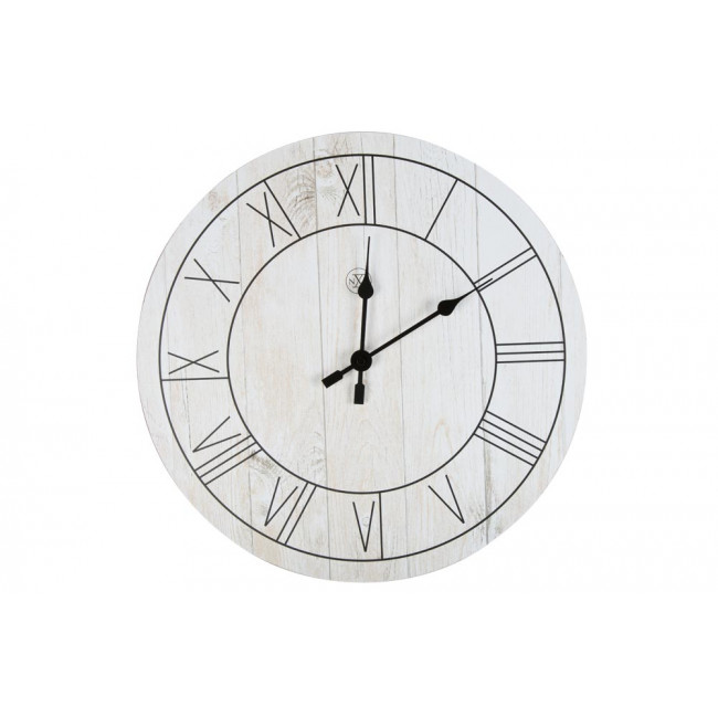 Wall clock Paul, wood, D40cm