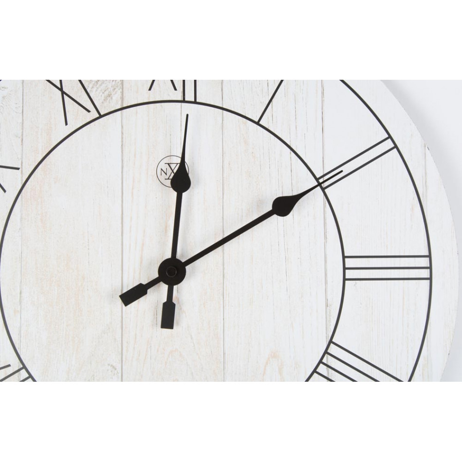 Wall clock Paul, wood, D40cm