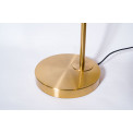 Table lamp Segundo, brass color, E27 60W, H67cm D26cm