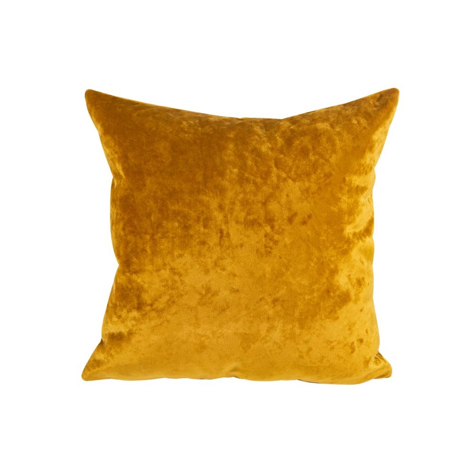 Velvet Decorative pillowcase Celebrity 29, gold, 45x45cm