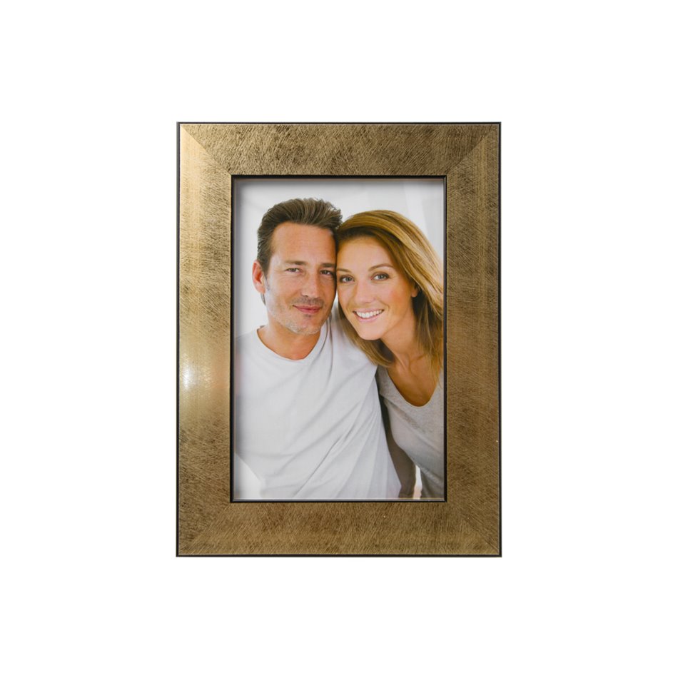 Photo frame Karinne 01, black/gold, 10x15cm