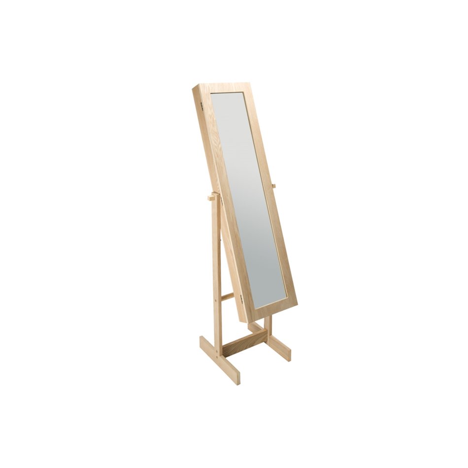 Jewelery cabinet with mirror, 37.5x146cm