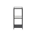 Bookcase Seaford, black, 35x37x82.5cm