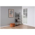 Bookcase Seaford III, black, 77x36x174.5cm