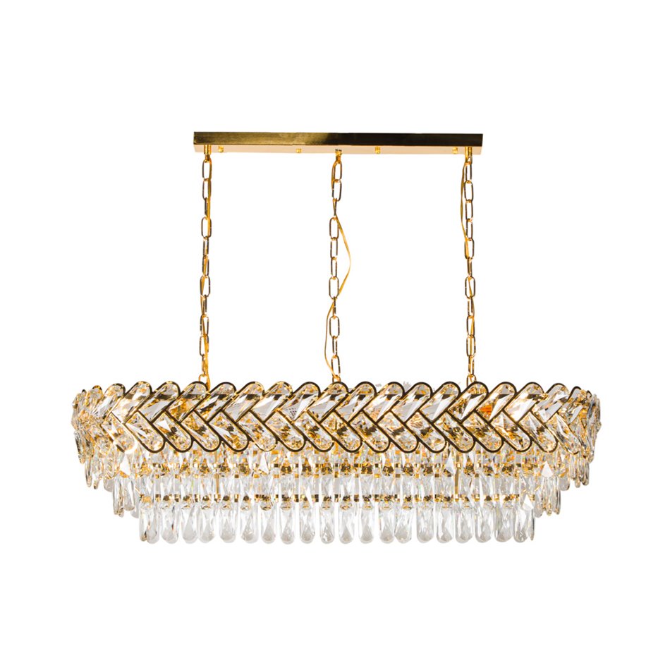 Pendant lamp Yardiny 1000, E14x12, max 40W, D100x35cm