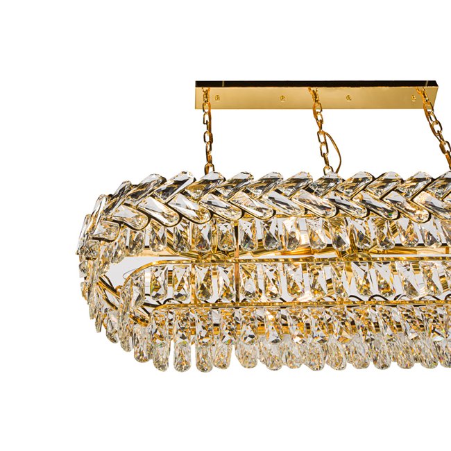 Pendant lamp Yardiny 1000, E14x12, max 40W, D100x35cm