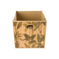 Bamboo box Print, natural, 31x31cm