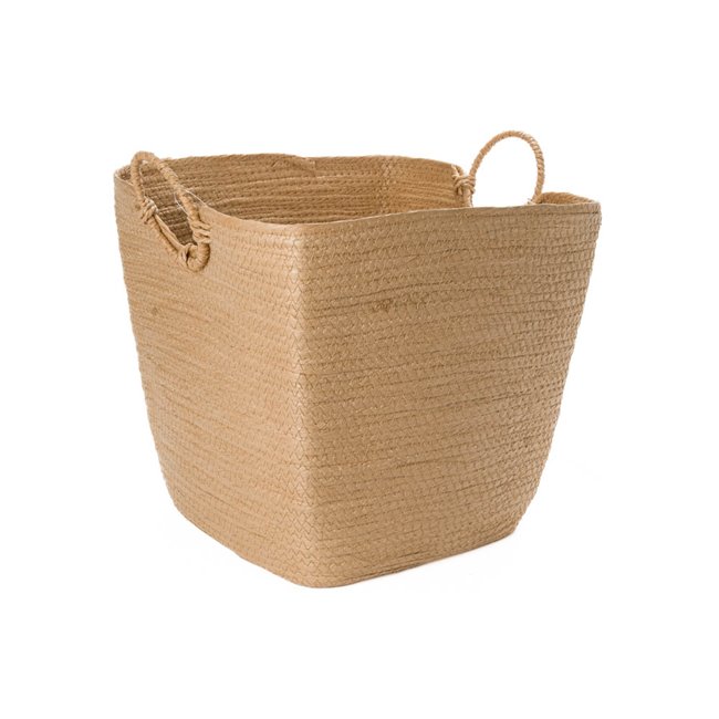 Basket bamboo Solar L, natural,L34x D34x H34cm