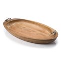 Acacia wood tray, 50x25.5x7.5cm