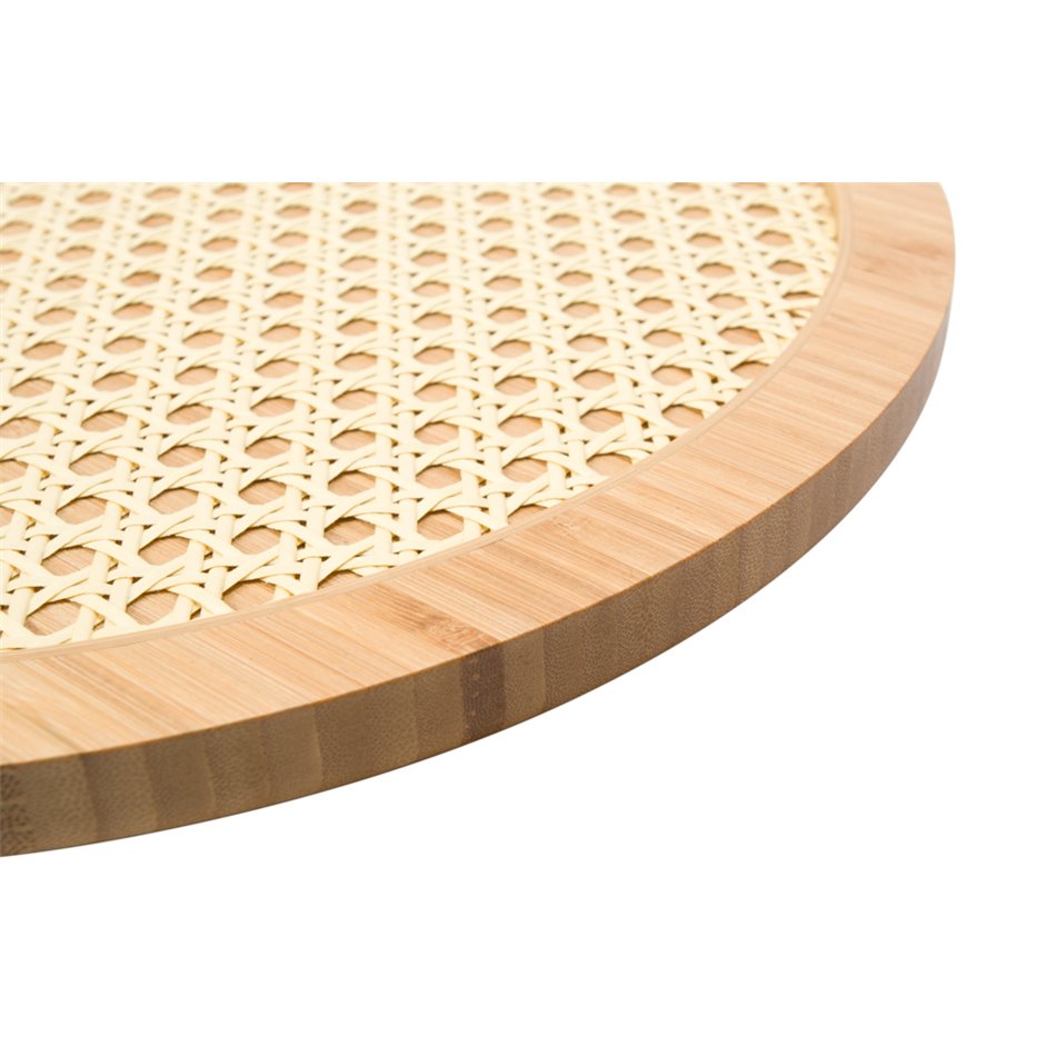 Tray Lazy Susan, bamboo, D35x2.7cm