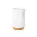 Toothbrush holder Modern, white, 11x9cm