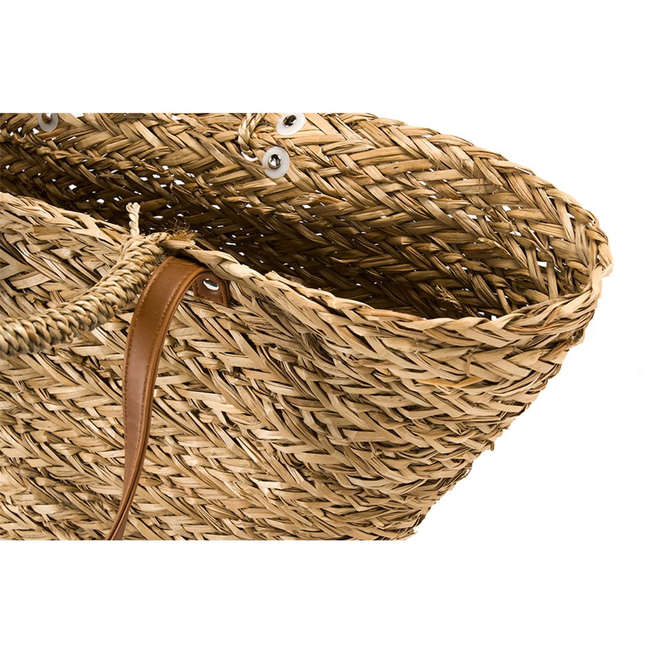 Shopping bag, wicker, 35x55x15cm