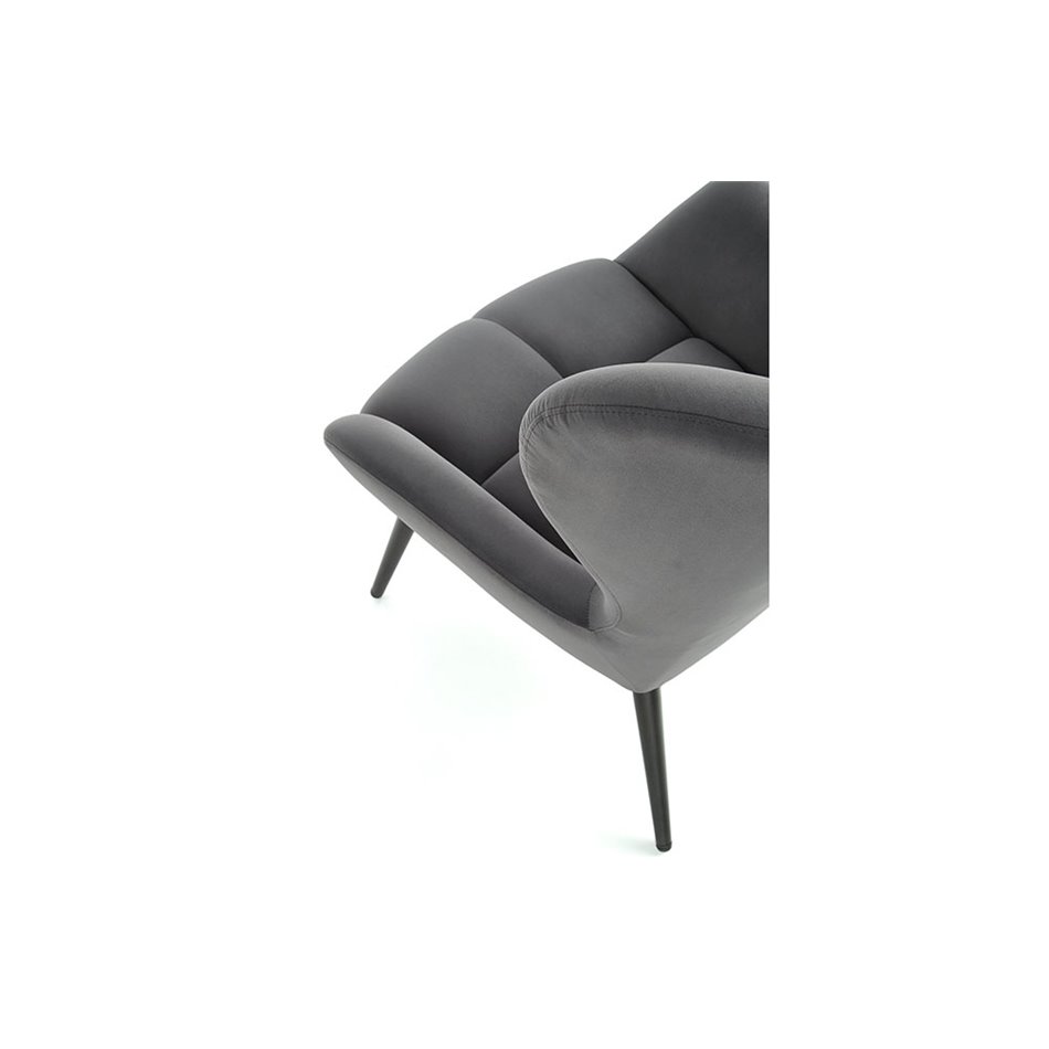 Arm chair Harion, grey, 91x75x86cm seat.H48cm