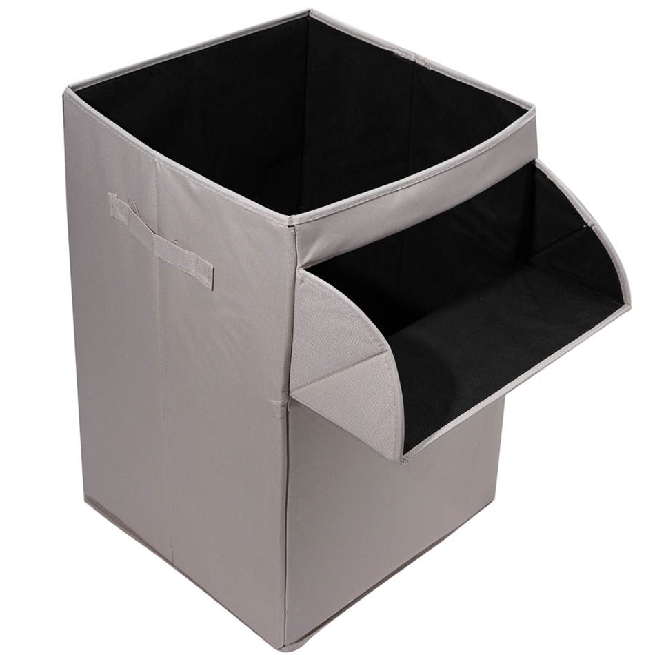 Laundry basket stack Lin, H55, D36cm