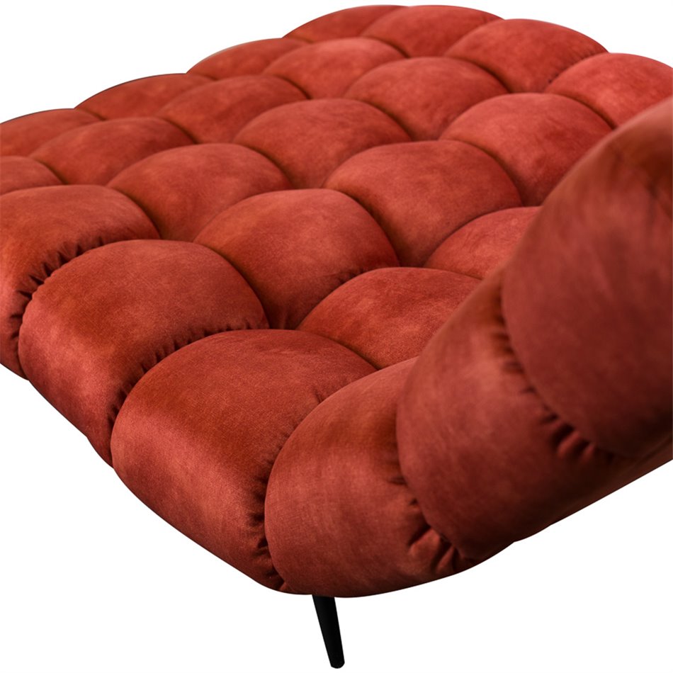 Day sofa Wedelphi, H91x120x166cm seat. h.-38cm