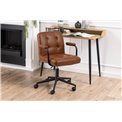 Office chair Acos, brown, 47-57x47x88.5cm