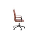 Desk chair Awinslow, set of 2 pcs, brandy, H103x51x58cm