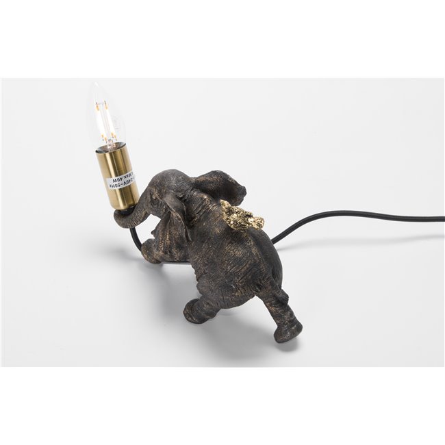 Decorative table lamp Elephant, 22.0x10.0x16.0cm