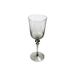 Red wine glass Sangro grey,  H21, D7.5cm