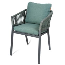 Armchair Oriengo, olive, H75.5x62x56cm