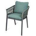 Armchair Oriengo, olive, H75.5x62x56cm