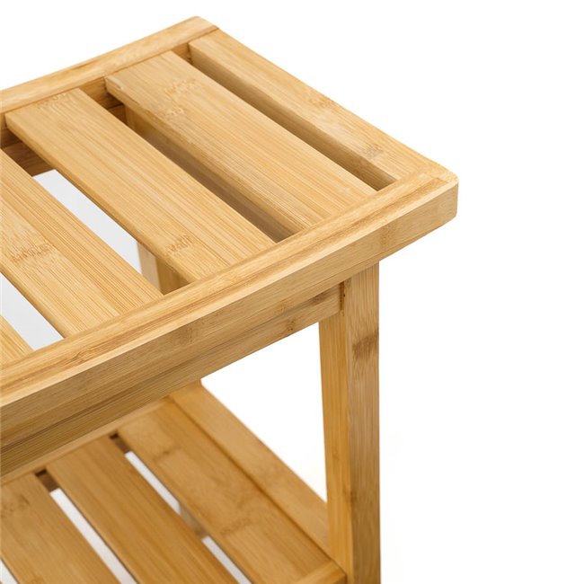 BAMBOO STORAGE BENCH,  H46xL39,5x25cm