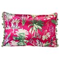 Cushion Plants, velvet, red, 40x60cm