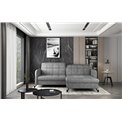 Corner sofa Elorelle R, Dora 90, gray, H105x225x160