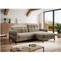 Kampinė sofa Elorelle R, Monolith 09, šviesiai rudos sp., H105x225x160