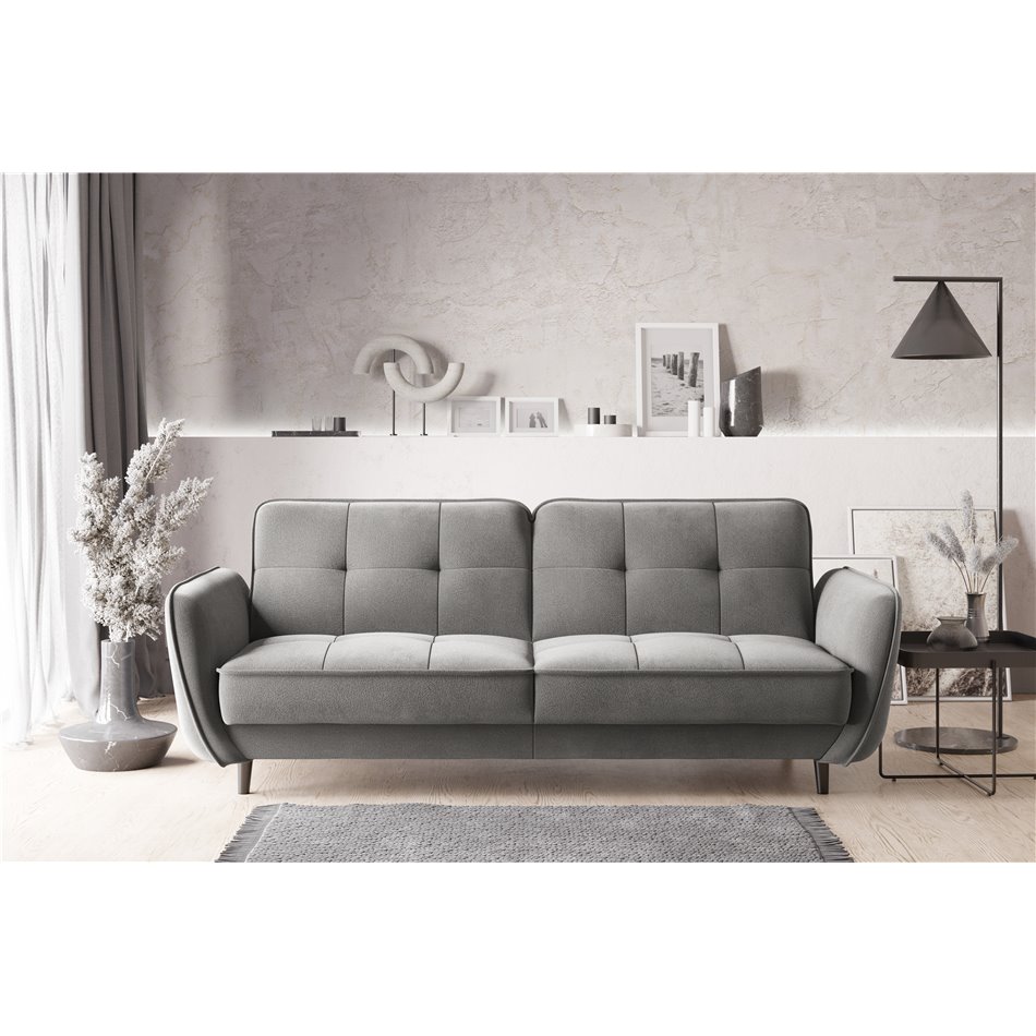 Sofa bed Ellis , Gojo 4, gray, H83x220x90