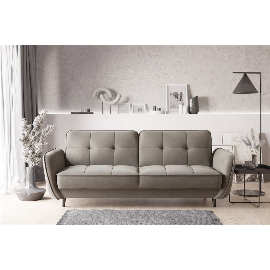 Sofa bed Ellis , Sola 18, beige, H83x220x90