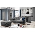 Sofa bed Ellis , Nube 4, gray, H83x220x90