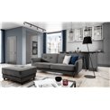 Sofa bed Ellis , Nube 5, gray, H83x220x90