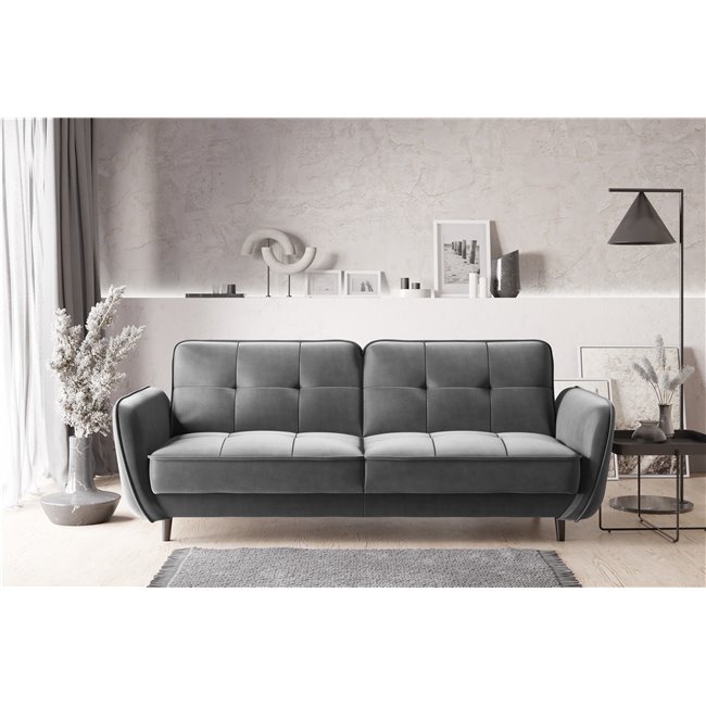 Sofa bed Ellis , Nube 6, gray, H83x220x90