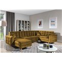 Kampinė sofa Elsgard U Reversible, Monolith 48, geltona sp., H93x326x202