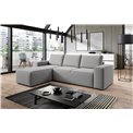 Corner sofa Elsilla L, Gojo 4, gray, H95x302x204