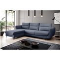 Corner sofa Elsilva L, Poco 40, blue, H100x276x201