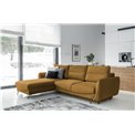 Corner sofa Elsilva L, Nube 45, yellow, H100x276x201